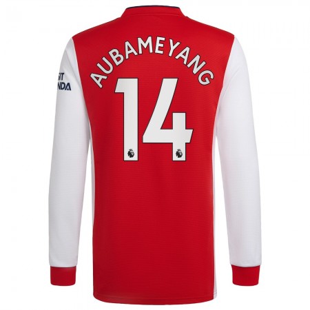 Arsenal Pierre-Emerick Aubameyang 14 Thuis Shirt 2021-22 L/S